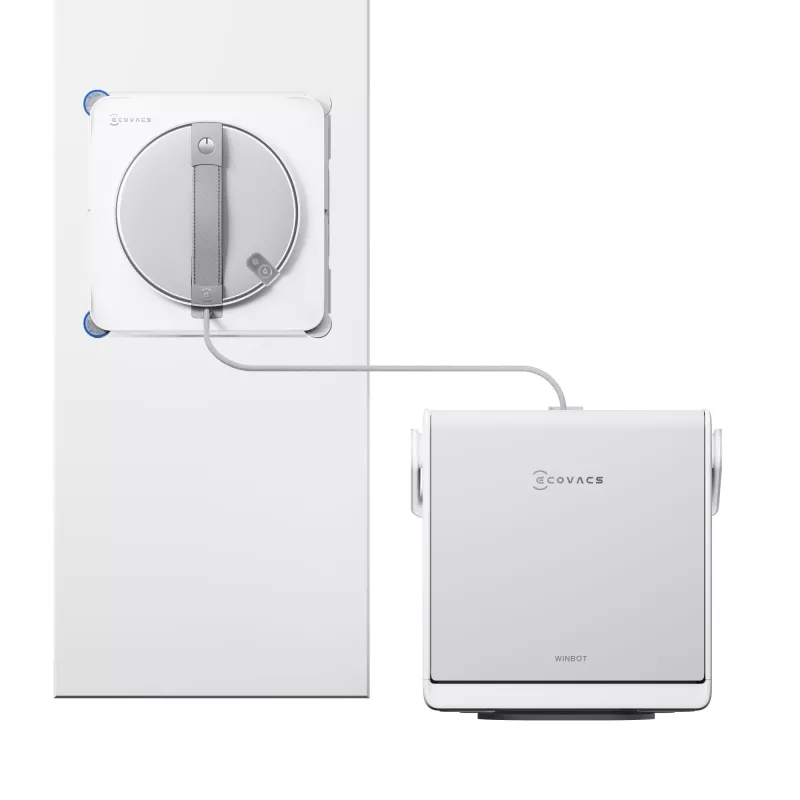 Ecovacs Winbot W2S Omni raamreinigingsrobot wit grijs WG893-12 WG89312 (WG893-12)