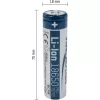 ANSMANN - accu 18650 - Li-Ion - 2600 mAh - 9,36 Wh - zilver (1307-0000)