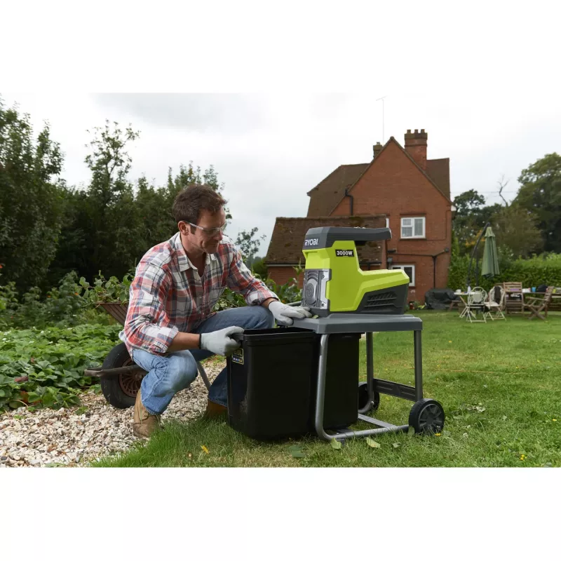 Ryobi RSH3045U - versnipperaar - Elektrisch - 3000 W - Snijcapaciteit: 45 mm - 21 kg