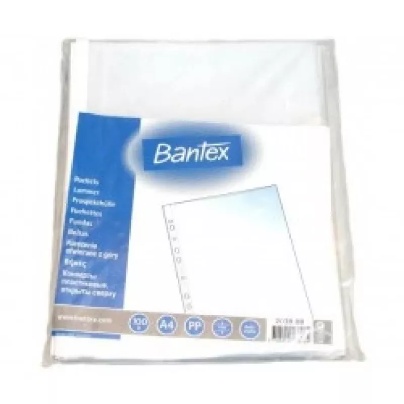 Documenthoezen Bantex Maxi 0809-203 A4, 100 µm mat, pak voor documentbescherming