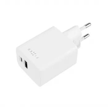 Reisoplader FIXED Fixed Mini USB-C/USB 45W — compacte dual-port-oplader met USB-C en USB-A