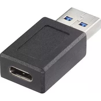 Renkforce USB 2.0-adapter [1x USB 3.2 Gen 2 stekker A (USB 3.1) - 1x USB-C™ bus] (RF-4538932)