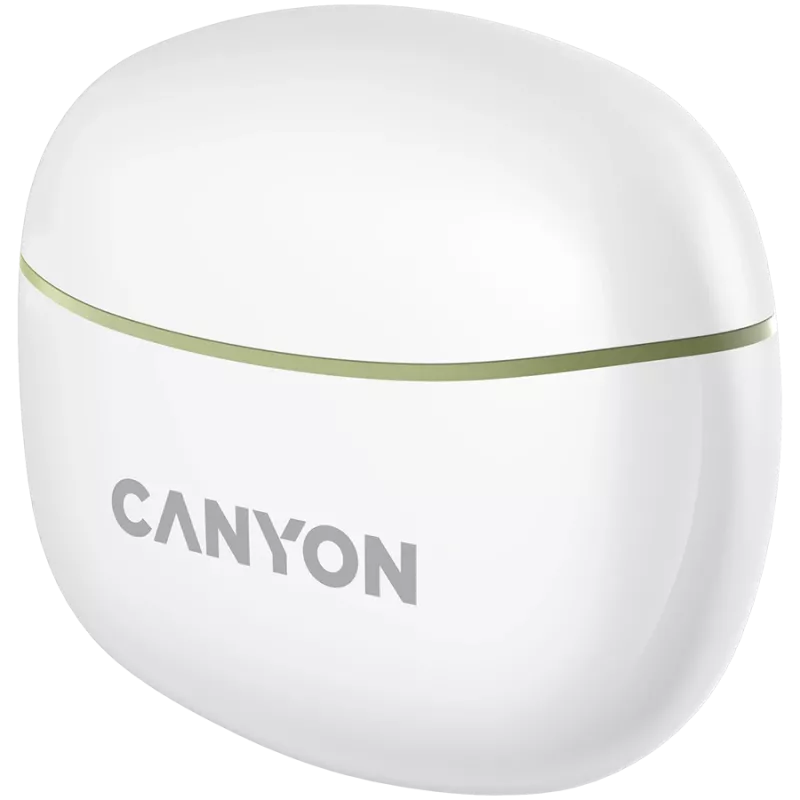 CANYON In-ear hoofdtelefoon TWS-5, Groen Bluetooth 5.3, touch-bediening, oplaadingang: USB-C