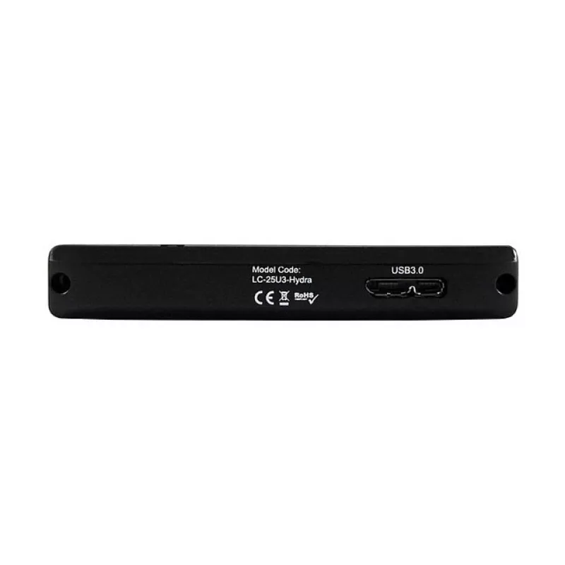 HDD-behuizing LC-Power LC-25U3-Hydra zwart 2,5 inch