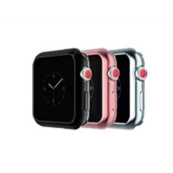 Beschermhoesje Devia Gold-plated series V2 voor Apple Watch 44 mm, roségoudkleurig