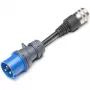 Veiligheidsadapter JUICE CONNECTOR, CEE32 / 230V, eenfasig (blauw, voor JUICE BOOSTER 2)