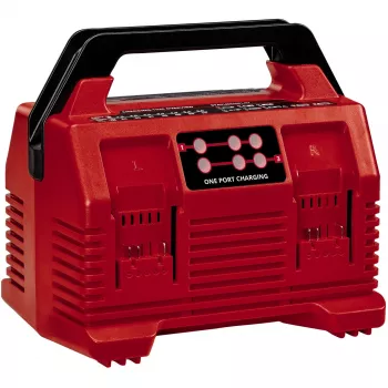 EINHELL Power X-Quattrocharger 4A - universele Power X-Change oplader voor 4 accu's (LED-statusindicatie | parallel laden | snelladen | laadbeheer | la