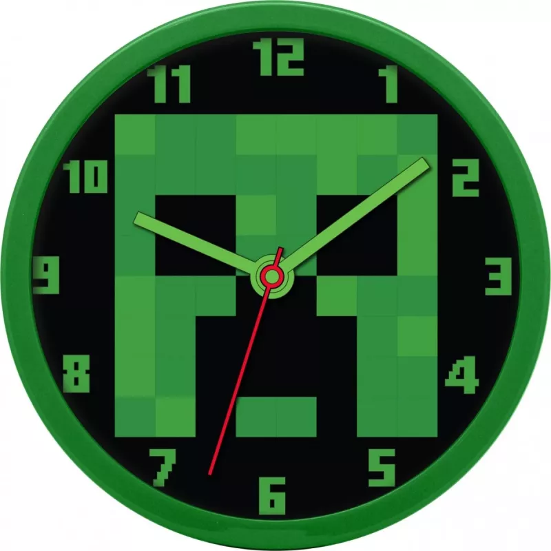 Wandklok Minecraft 25 cm