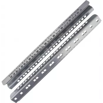 Rackmontagerail-set LOGON RAX405 roestvrij staal 48,3 cm