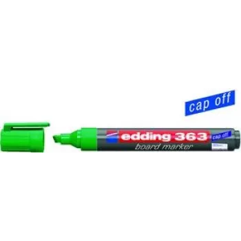 Marker Edding 363 platte punt groen