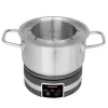 Gastroback 42568 Fondue MultiCook 4in1 en kookplaat, 1200 W, roestvrijstalen pan van 2,3 l, 8 vorkjes
