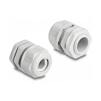 DeLOCK EX kabelwartel M20 grijs 2 stuks polyamide
