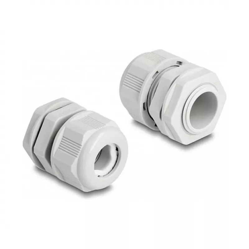 DeLOCK EX kabelwartel M20 grijs 2 stuks polyamide