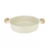 Platte pan D28cm 4,1L/beige