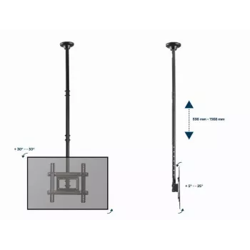 Gembird CM-70 pc(s)-01 tv-houder/standaard 177,8 cm (70) zwart