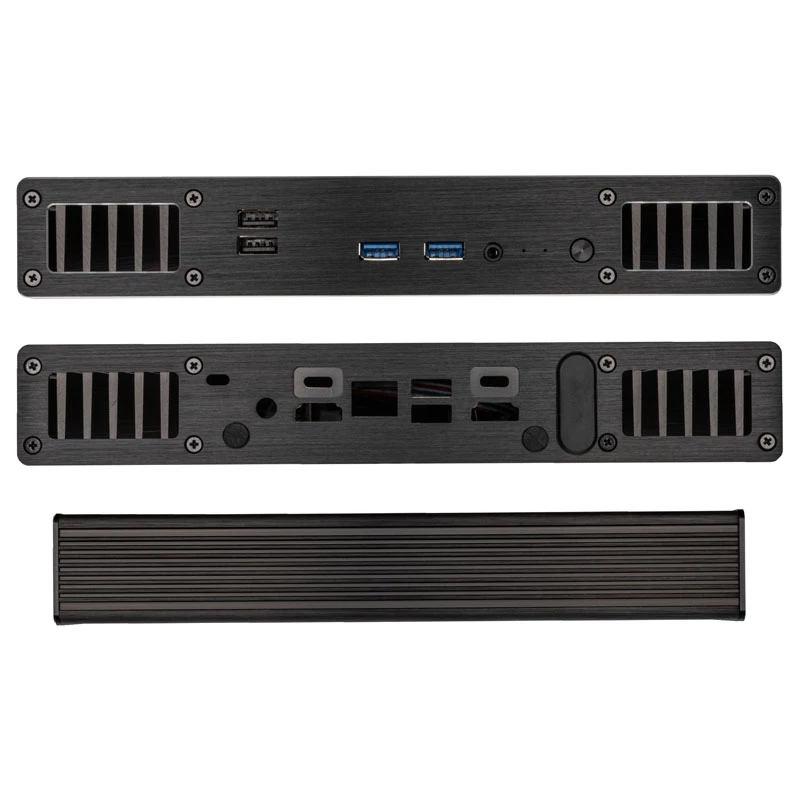 Computerbehuizing Akasa Plato WS UCFF-behuizing, OEM, zwart