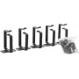 Kabelring LOGON RAO120BL zwart aluminium 44x60x44mm