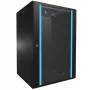 Wandgemonteerde rack Extralink rackmount-kast 18U 600x600 zwart sleutelslot