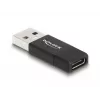 DeLOCK 60001 adapter USB A USB C zwart