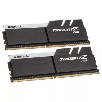 DIMM 32 GB DDR4-3200 (2x 16 GB) dual-kit, werkgeheugen zwart, F4-3200C16D-32GTZR, Trident Z RGB, INTEL XMP