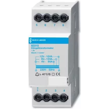 BUSCH JAEGER 8300-0-0045 - 230 V - 50 Hz - wit - CE - ROHS - 36 mm - 65 mm