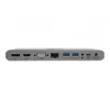 Eaton Tripp Lite USB-C-dock, triple display - 4K HDMI/DisplayPort, VGA, USB 3.2 Gen 1, USB-A/USB-C-hub, GbE, 100W PD-opladen, International Power Cables - dockingstation - USB-C