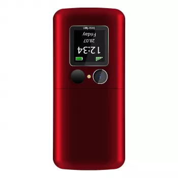 Flip-telefoon Beafon Fold 10 Silver Line rood-zilver dual-sim