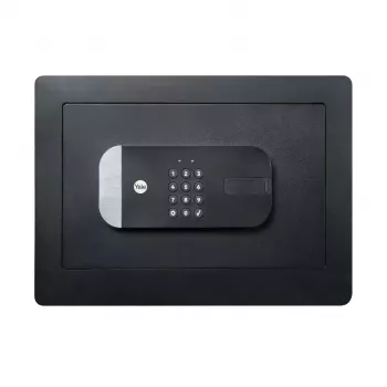 Yale YSS/250/EB1 vrijstaande kluis — elektronisch en sleutelslot, zwart, 250×300×350 mm