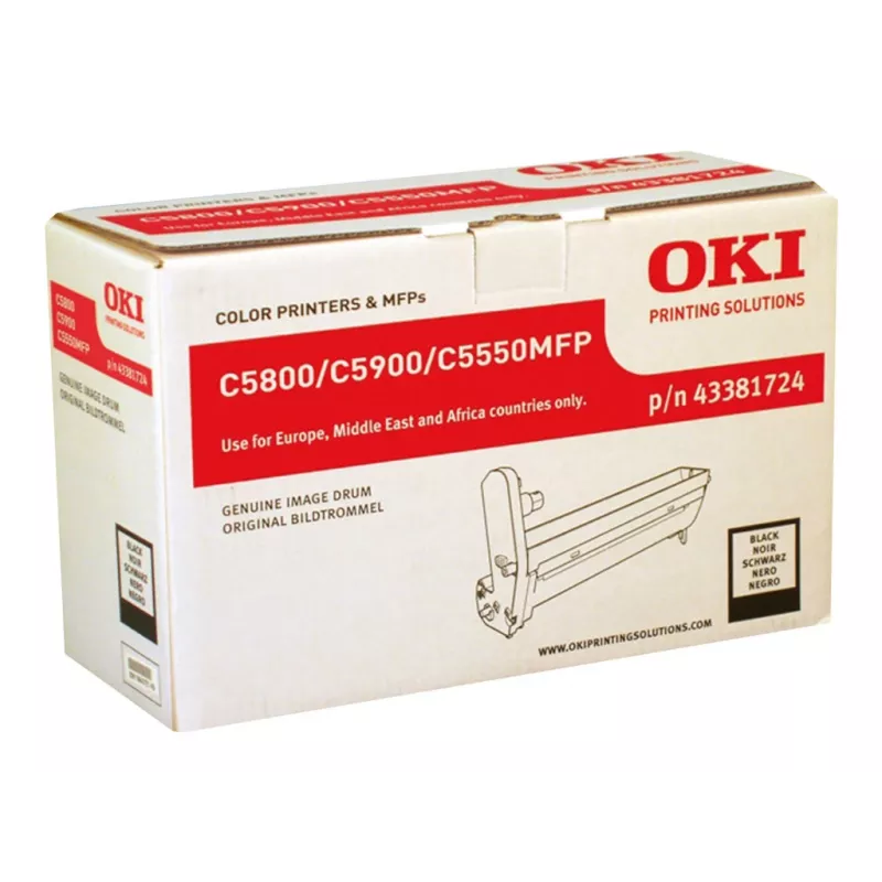 OKI beeldtrommel zwart voor C5800 C5900 C5550MFP 20000 pagina's