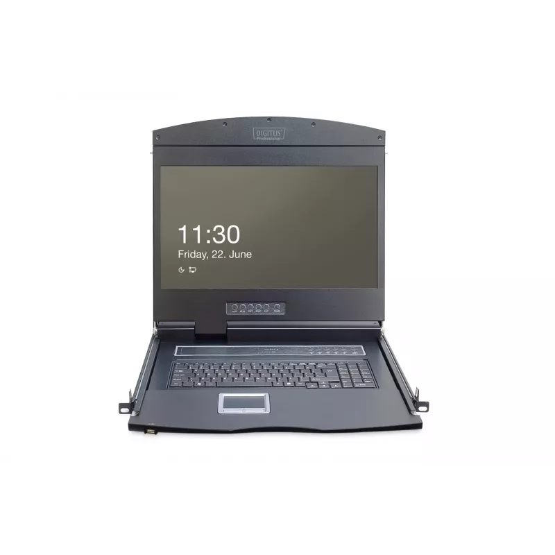DIGITUS DS-72211-3US 19-inch 16-poorts LCD KVM rackconsole