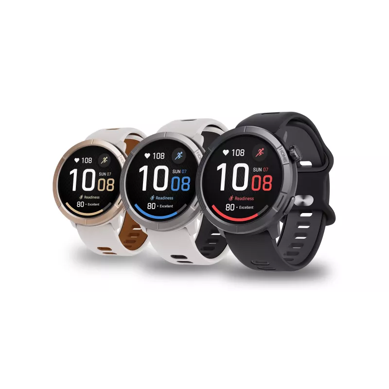 Stelio polshorloge STSWA102BT Activ Pro GPS 46 mm zwart titanium behuizing
