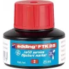 Marker navulinkt Edding FTK 25, rode inktnavulling 25 ml, compatibel met edding 380/383