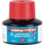Edding FTK 25 navulinkt voor markers, op waterbasis, rood