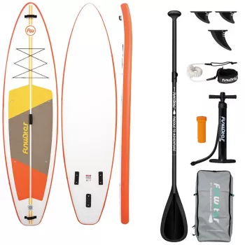 FunWater SUP paddleboard SUPFW69B (oranje-wit)