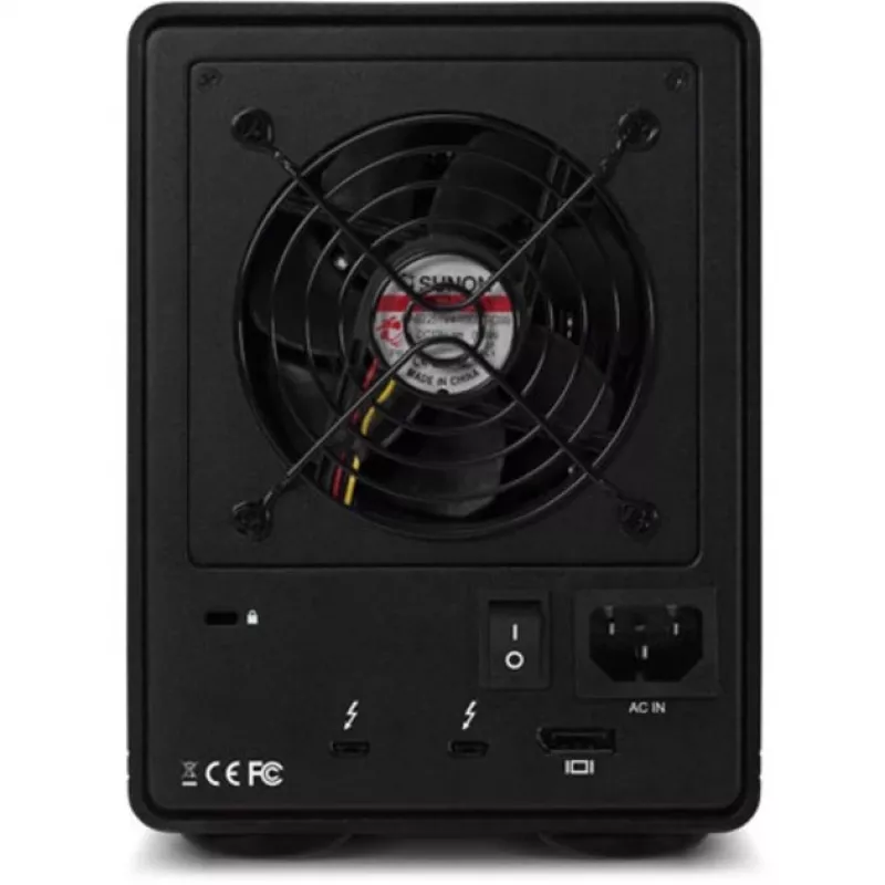 ThunderBay 4 - RAID 5 (zwart, 4-bay behuizing met dual Thunderbolt 3-poorten)
