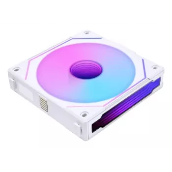 120mm Lian Li UNI FAN SL-INF Wireless ARGB PWM — wit, modulair magnetisch ventilatorsysteem