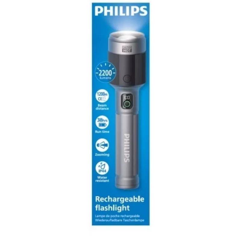 Zaklamp Philips SFL5102/10 oplaadbaar USB-C 2200 lm 9000 mAh