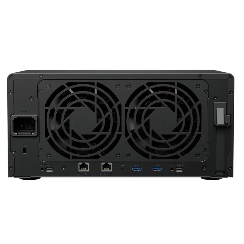 Synology DiskStation DS1825+ NAS/opslagserver Ryzen Embedded V1500B 8 GB DDR4 0 TB zwart