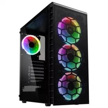 Kolink Observatory Lite Mesh RGB mid tower - zwart