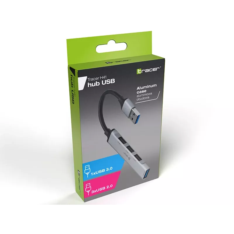 USB-hub Tracer 3.0, H41, 4 poorten