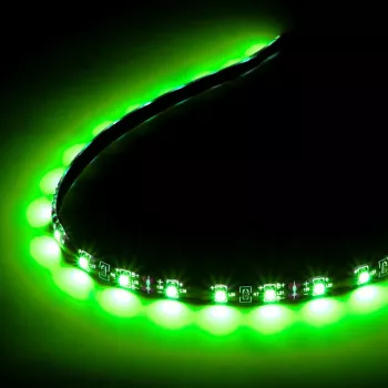 Universele LED-strip Lamptron FlexLight Pro — meerkleurige behuizing, groen licht