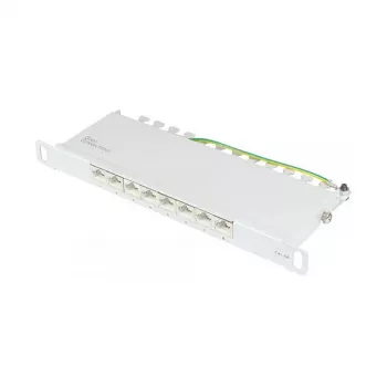 Good Connections Patchpanel 10Cat. 6A 8-P. 0,5HE lichtgrijs