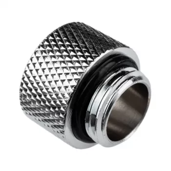 Fitting Alphacool 17218 messing chroom 9,75 mm diepte 1,8 cm diameter