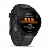Garmin Forerunner 165 gps slim horloge 43 mm, 1,2" AMOLED 390 x 390, touchscreen, 4 GB, siliconen band zwart/leigrijs
