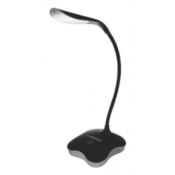 Tafellamp ESPERANZA ELD105K MIMOSA — LED-bureaulamp met nachtlampje, zwart