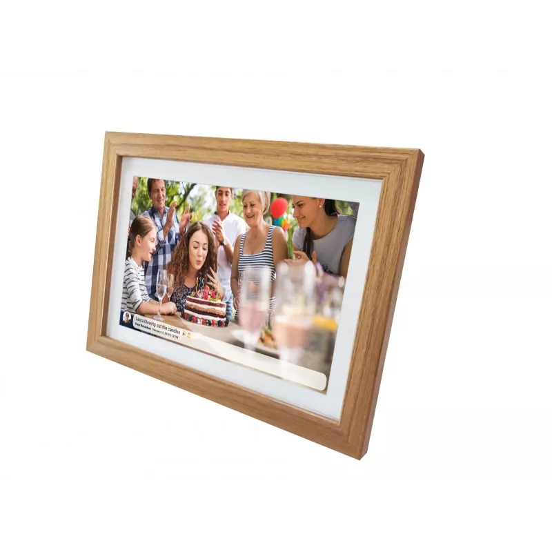 Digitale fotolijst SENCOR SDF 1093 OAK 10,1 inch — 10,1-inch display, eiken afwerking