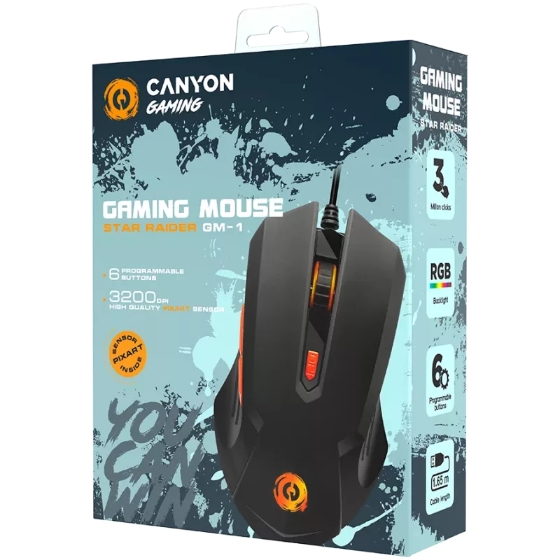 Gaming-muis Canyon Star Raider USB Type-A