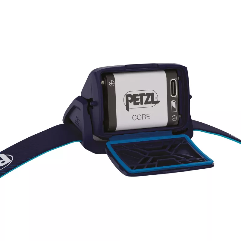 Hoofdlamp Petzl Actik Core blauw LED 100 lm USB oplaadbaar