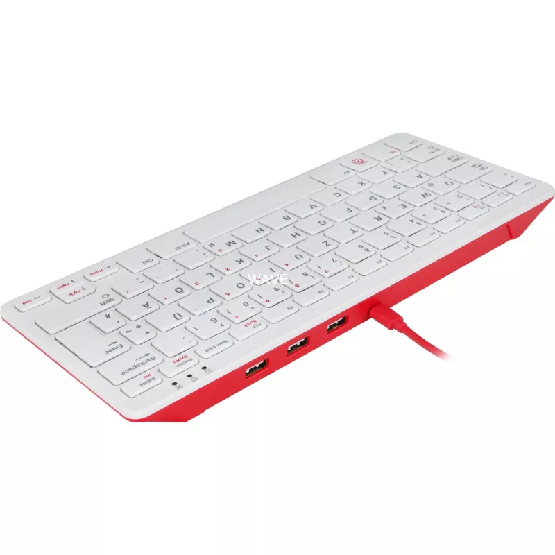 Bedrade USB-toetsenbord Raspberry PI toetsenbord DE RB-TASTA01W — USB-aansluiting, Duitse layout