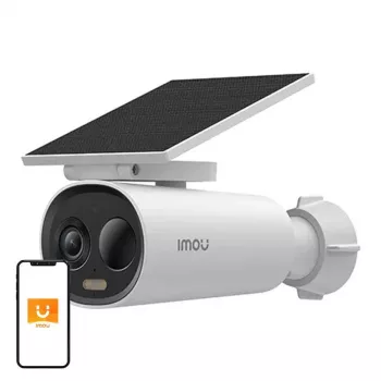 IP-beveiligingscamera IMOU Cell 3C All-in-One – 3 MP (2304×1296), 2,8 mm, Wi‑Fi, PIR, IP66, 5000 mAh accu, 121° kijkhoek